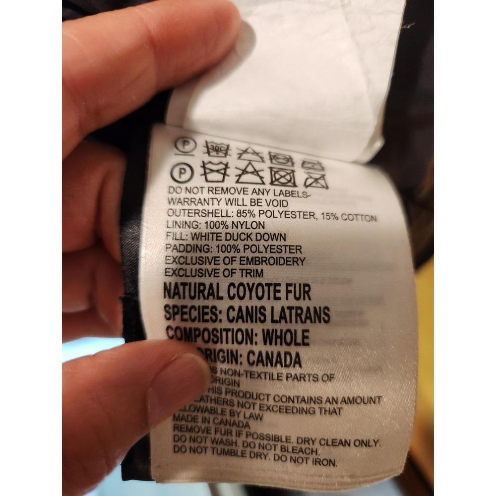 Canada Goose Kensington Parka Women's Medium Black‎ Fur Trim Down Jacket 2530L - Picture 11 of 13
